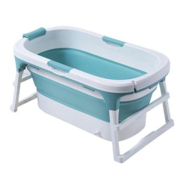Imagem de Banheira Dobrável Grande Verde para Bebês e Crianças - Kloof