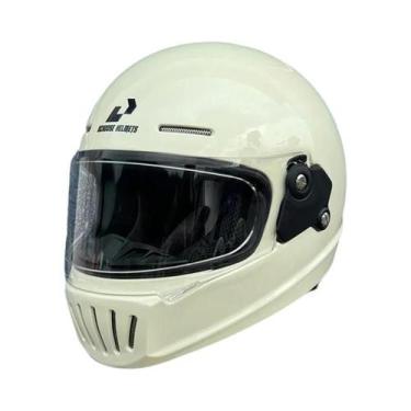 Imagem de Capacete De Moto Vintage Retrô Aberto Certificado DOT Para Verão - Cas