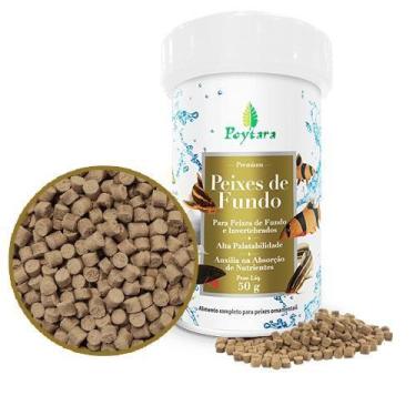 Imagem de Ração Poytara Peixes de Fundo 50g