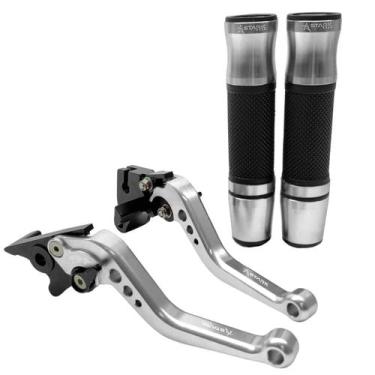 Imagem de Kit Esportivo Manete Manopla Ninja 250r 300r Z300 400 250Sl Versys300x