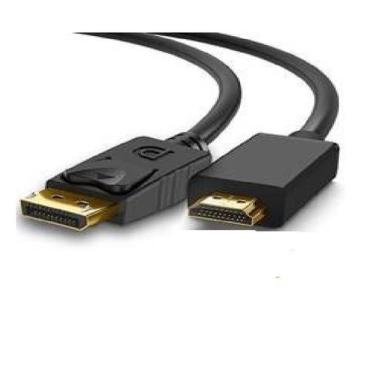 Imagem de Cabo Displayport Macho X Hdmi Macho Gold 4k 3,0mts Tebera, CABO AUDIO 