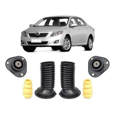 Imagem de 2 Kit Coxim Batente Dianteira Corolla 2008 2009 2010 2011 12 - QualyKi