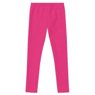 Imagem de Calça legging básica infantil molecotton Brandili Rosa, 1, Rosa
