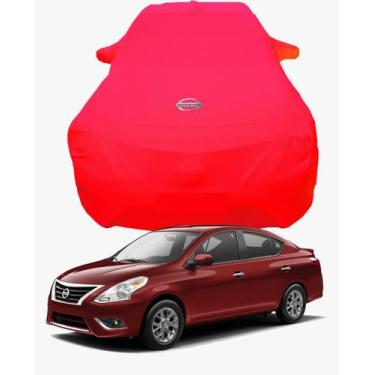Imagem de Capa de Carro Nissan Versa Tecido  Lycra Premium - Cadilhe Capas, Verm