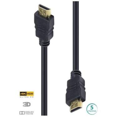 Imagem de Cabo Hdmi 2.0 4K 3D 5 Metros - H20-5 - Vinik