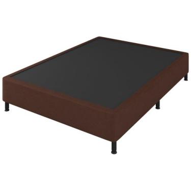 Imagem de Base Cama Box Casal Prorelax 37x138x188cm Diplomata, Marrom, Casal