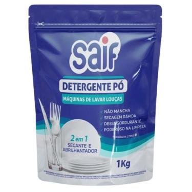 Imagem de Detergente em Pó para Máquina de Lavar Louças Saif 1kg