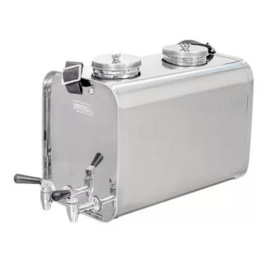 Imagem de Barril Térmico Horizontal Em Aço Inox De 10 Litros Universal