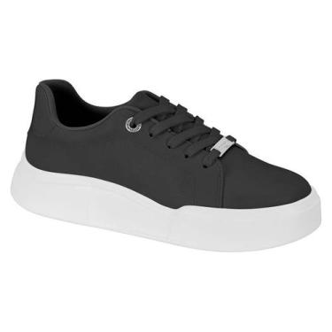 Imagem de Tênis Feminino Casual Preto Moleca 5808.100.28560, Preto, 35