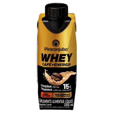 Imagem de Bebida Láctea Piracanjuba Whey Zero Lactose com 15g de Proteína Café +