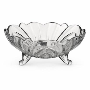 Imagem de Fruteira De Vidro Saladeira Centro De Mesa Com Pé 22cm - RIO DE OURO