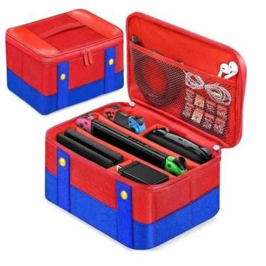 Imagem de Bolsa Maleta Case Transporte Mario Para Nintendo - IPTM, Bolsa Maleta 