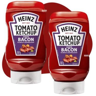 Imagem de Ketchup Heinz 397g Bacon Cebola Caramelizada Molho Ingredientes Natura