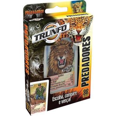 Imagem de Jogo de Cartas - Super Trunfo - Predadores GROW