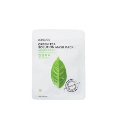 Imagem de Mascara facial lebelage cha verde 23ml - DONGDONGGURIMOO CO.