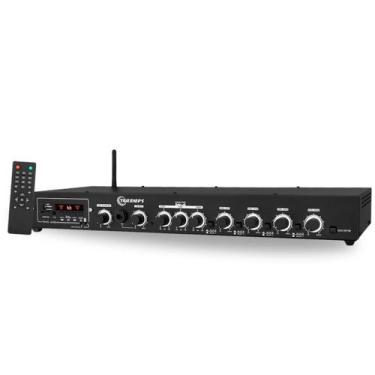 Imagem de Amplificador Receiver Taramps Ths 4004 400w Rms 4 Canais 2 Ohms Bt Usb