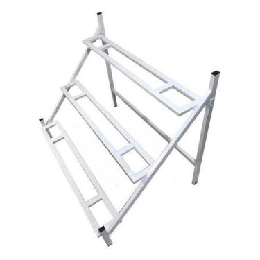 Imagem de Suporte Para Plantas Escada De Ferro Para Jardineiras 100cm - - Alpe &