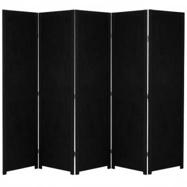 Imagem de 5 Biombo Pintado Sanfonado Com Dobradiças Folha Painel Mdf Divisor Div