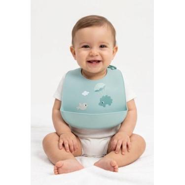 Imagem de Babador Silicone Infantil Buba Bolso Pega Migalhas 6+ Meses 3 Cores, V