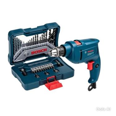 Imagem de Furadeira de Impacto Bosch GSB 450 RE + Kit X-Line 33 Peças
