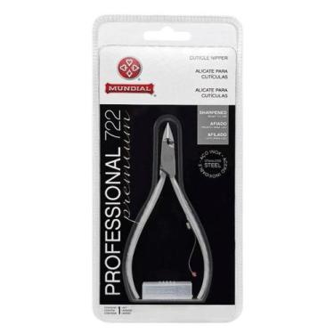 Imagem de Alicate para cuticulas inox professional premium 722 mundial