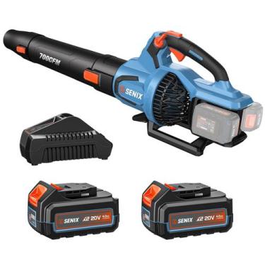 Imagem de Soprador de Folhas SENIX 40V Sem Fio 700 CFM 2x 4,0 Ah