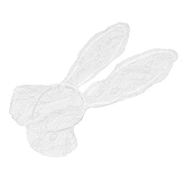 Imagem de Tiara de orelha de coelho para cosplay, tiara elástica de orelha de coelho para o dia a dia, casamentos, festas, dança (22182 cm - branca)