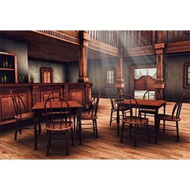 Imagem de Yeele 2,4 x 1,8 m Fundo do Velho Oeste Vintage Cowboy Saloon Bar Fundo Infantil Adulto Photo Booth Shoot Vinil Studio Adereços