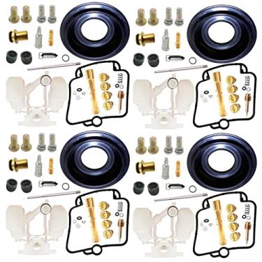 Imagem de Kit de reparo de carburador GK75A adequado para os anos 1991-1997 Bandit 400 (GSF400) GK75A Carburador de motocicleta Configure o conjunto de agulhas de jato e flutuação, diafragma 4 conjuntos