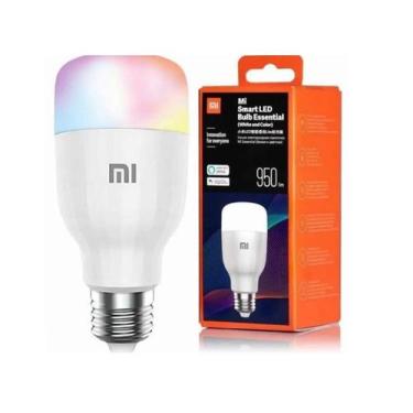 Imagem de Lâmpada Inteligente Smart Led Bulb Branco/Colorido Funciona C/ Alexa -