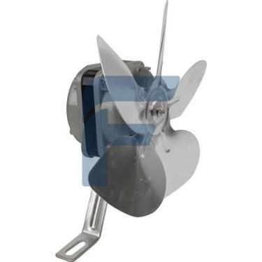 Imagem de Micro Motor Ventilador Exaustor 1/40 EOS com Hélice em Alumínio 8" e Suporte Bivolt Bivolt