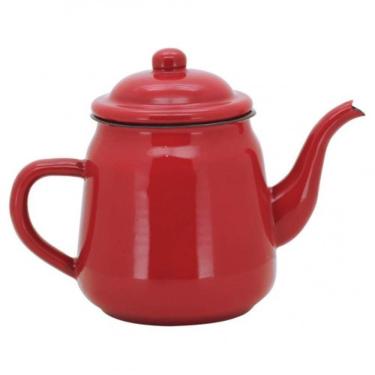 Imagem de Bule Esmaltado Tradicional Vermelho 1000ml - Yazi