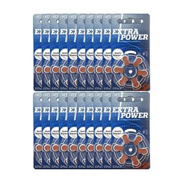 Imagem de 120 Pilhas Baterias 312 PR41 Aparelho Auditivo Extra Power 20 Cartelas C/ 6 Unidades