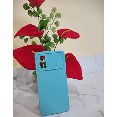 Imagem de Capa Case Capinha Anti Impacto Aveludada+ 4 Peliculas De Vidro Temperado 9d Xiaomi Poco X4 Pro 5g (VERDE CLARO)