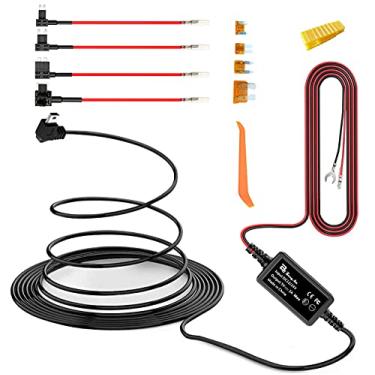 Imagem de Kit de fio rígido para câmera de painel, mini fusível USB para Dashcam, Bangjia 12V-24V para 5V/2A cabo de alimentação do carregador da câmera do painel do carro (3,5 m