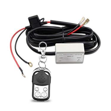 Imagem de LEADTOPS Barra de luz LED resistente de 400 watts kit de fiação estroboscópica sem fio ON-OFF-Strobe RF interruptor de controle remoto para carro caminhão 12V luz de trabalho luz de condução