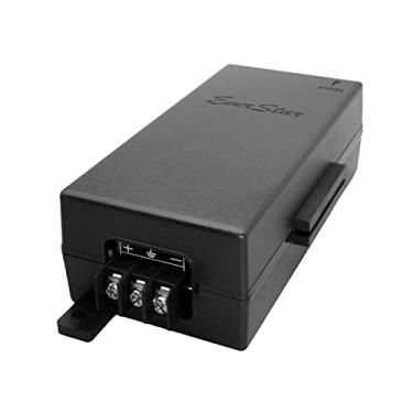 Imagem de EverStar iPoE-20W24DW 100Mbps | 12/24V (9-36V) Entrada DC | Saída PoE 24VDC | Conversor DC/DC + Injetor PoE Solar Modo Passivo B para AirCube ISP, G3FlexCam, locoM9/5/2, NSM5/3/365/2 | Preto