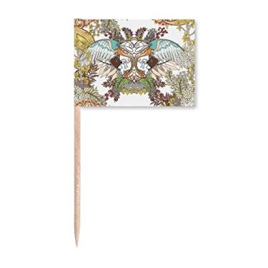 Imagem de Ukiyo-e Wing Flower Tree Japan Toothpick Flags Marker Topper Decoração de Festa