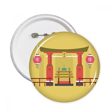 Imagem de Lanterna Memorial Gateway China Town Alfinetes redondos crachá botão emblema decoração acessório 5 peças