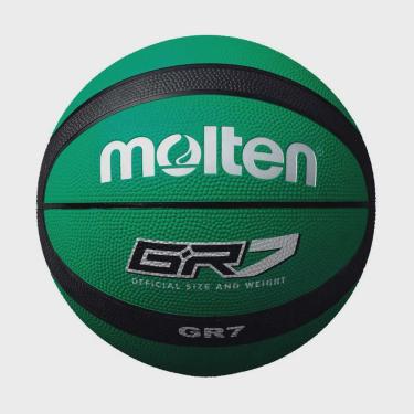 Imagem de Bola Molten Basketball Rubber Cover GR7 Verde/Preto