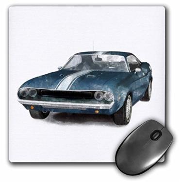 Imagem de 3dRose Mouse pad LLC 20 x 20 x 0,63 cm, carro muscular clássico (mp_40591_1)