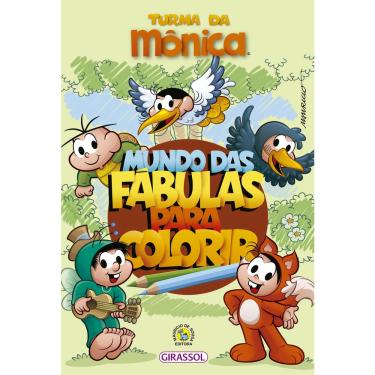 Turma Da Mônica Clássicos Ilustrados Para Colorir - A Roupa Nova Do Rei -  1ª Ed. em Promoção na Americanas