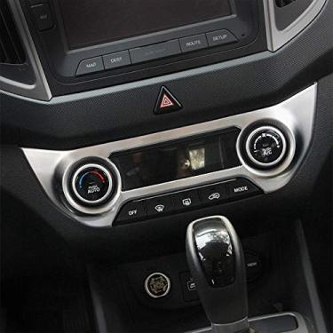 Imagem de JIERS Para Hyundai Creta IX25 2015-2017, painel de ar condicionado fosco ABS acessórios de estilo de carro