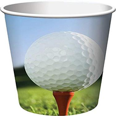 Imagem de Creative Converting 377965 8 copos de golfe fanatic esportivos 265 ml (pacote com 1), multicolorido