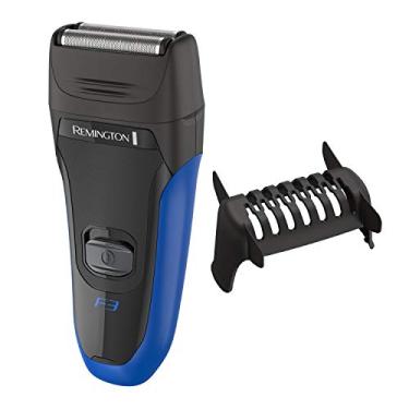 Imagem de Remington PF7300 F3 Comfort Series Foil Shaver, barbeador elétrico masculino, barbeador elétrico preto/azul