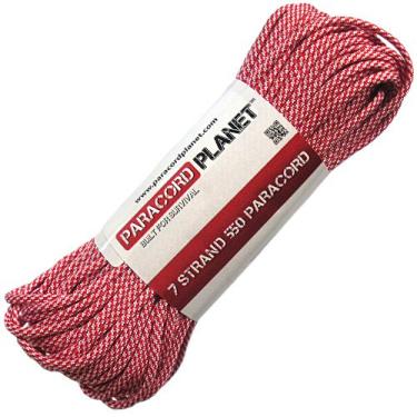 Imagem de PARACORD PLANET 250 kg Safety Type III Comercial Paracord cores sortidas (bengala de pani, 1,8 m)