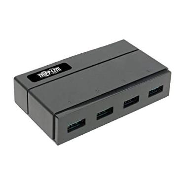 Imagem de Tripp Lite Hub USB com 4 portas, hub USB 3.0, portas USB-A, 2.4A, preto (U360-004-2F)