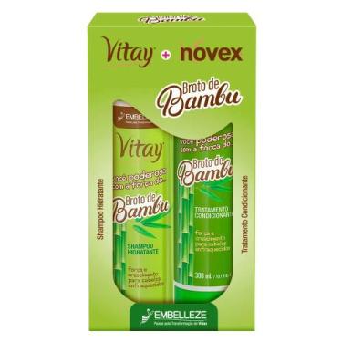 Imagem de Kit Shampoo E Condicionador Vitay Novex Broto De Bambu 300ml