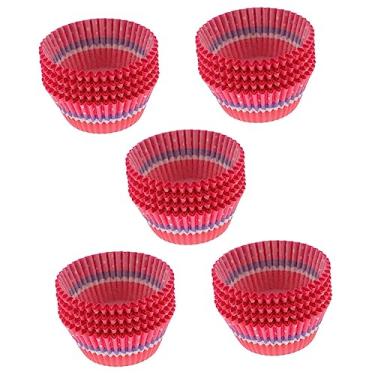 Imagem de HEMOTON 1000 Peças Copos Redondos De Papel Caixas De Cupcake Arco-íris Forminhas De Papel Cupcake Forminhas De Cupcake Embrulhos De Cupcake De Papel Forros De Muffin Mini Muffin Fada Filho