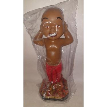 Imagem de Imagem Exu Mirim Brasinha Escultura Gesso Estatua 20 Cm